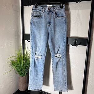 Cotton On high waist straight leg jeans size 6
